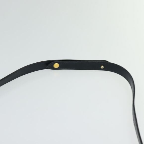DIOR Shoulder Bag Leather Black Gold - Picture 8 of 12